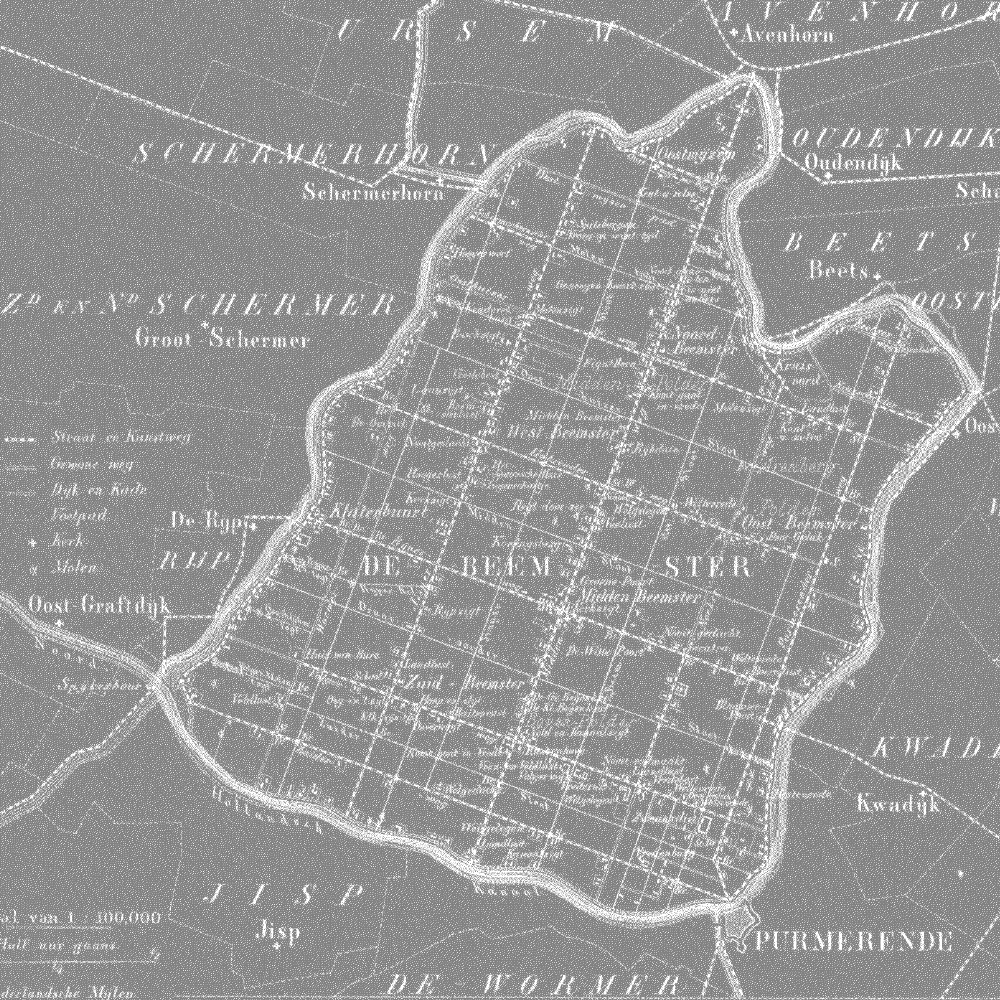 beemsterkaartgrijs wit