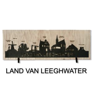 Tableau met afbeeldingen bekende gebouwen in het Land van Leeghwater