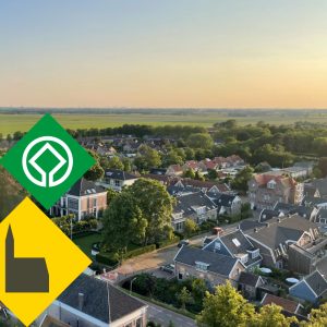 Keyserklim Sunset met logo We en kerk