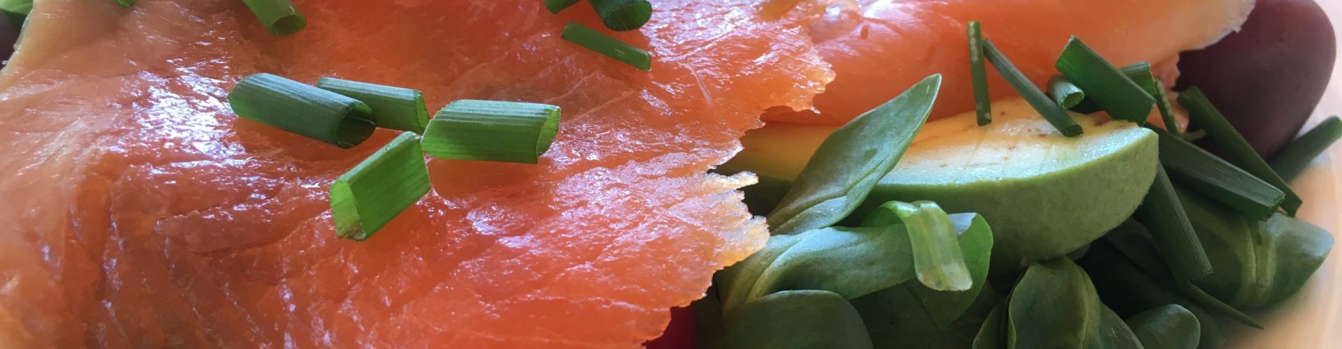 Eten, zalmsalade