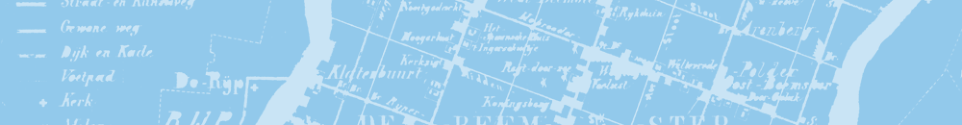 beemsterkaart blauw